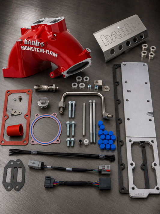 Bank Power | Monster-Ram Intake Manifold System With Heater - Red